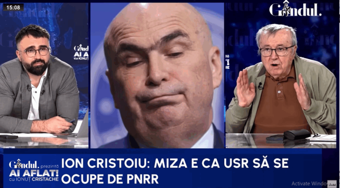 Teatru pe jaloanele PNRR. Cristoiu: Suntem victimele unei manipulări uriașe din partea sistemului și a Cotroceniului
