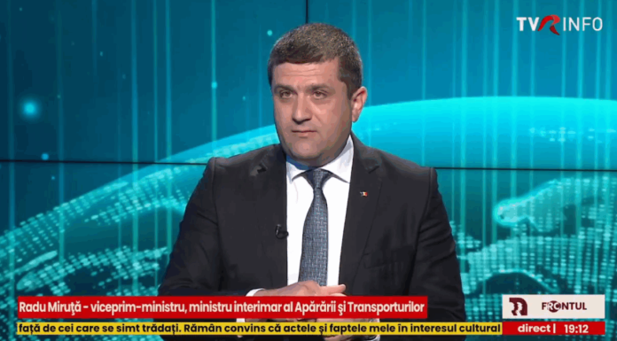Miruță se apară în scandalul identității pilotului care a doborât o dronă deasupra Estoniei și spune că avea voie să-i dezvăluie numele
