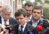 Nicuşor Dan, la blocul lovit de dronă, în Galaţi: Am fost cu cei de la Poliţia Naţională, investigaţii criminale şi am văzut urma exploziei / Despre dronă: Estimarea lor e cel puţin 30 de kilograme şi explozibil clasic