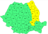 ANM: Instabilitate atmosferică, averse şi intensificări ale vântului vineri şi sâmbătă în sudul, estul şi centrul ţării/ Cod galben de vânt în Moldova, Dobrogea şi estul şi nord-estul Munteniei