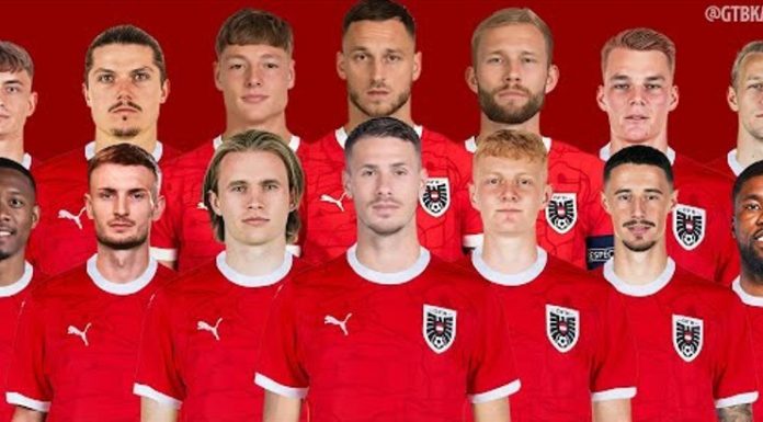 Cupa Mondială 2026: Austria şi-a anunţat lotul de 26 de jucători