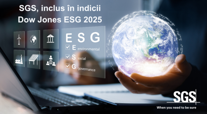 Grupul SGS, inclus pentru al 13-lea an consecutiv în indicii Dow Jones Best-in-Class