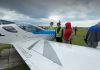 Atmosferă „de Top Gun” pe aerodromul din Sibiu. „Șoimii României” au făcut spectacol pe cer