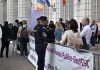 Angajații din Finanțe protestează, nemulțumiți de noua lege a salarizării. Sindicaliștii anunță manifestații până în iulie
