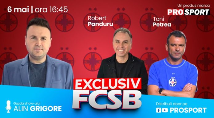 EXCLUSIV FCSB, azi de la 16:45. Toni Petrea, fostul antrenor al campioanei, este invitatul zilei
