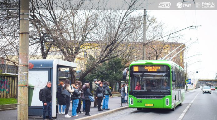 Linie de troleibuz reînființată în București