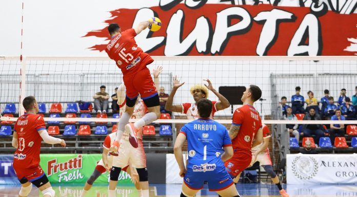 Volei masculin: Steaua Bucureşti – SCM Zalău, 2-2 la general, în finala mică a Diviziei A