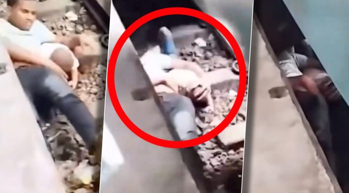 Gest incredibil în Bangladesh. Un tată a devenit scut uman pentru a-și proteja fiul care a căzut pe șinele de tren