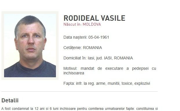 Bărbat urmărit internaţional, din categoria Most Wanted, adus în ţară din Rusia de Poliţia Română/ El a fost condamnat la 12 ani şi jumătate de închisoare pentru constituirea unei grupări de crimă organizată, deţinere de muniţie de război