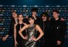 Alexandra Căpitănescu şi delegaţia României, în faţa presei internaţionale şi a fanilor Eurovision, pe Covorul Turcoaz de la Viena