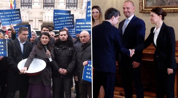 Fostul președinte PNL, ministrul Muncii în Guvernul Orban, în delegația USR de la Cotroceni. Violeta Alexandru s-a remarcat printr-un protest cu un lighean pe vremea lui Firea