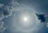 Fenomen spectaculos observat pe cer, deasupra Timişoarei. Un inel luminos a apărut în jurul Soarelui