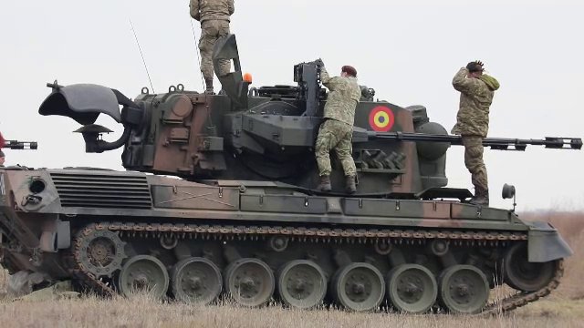 Cum arată apărarea antidronă a României. Sistemele Ghepard desfășurate în Dobrogea au 60 de ani