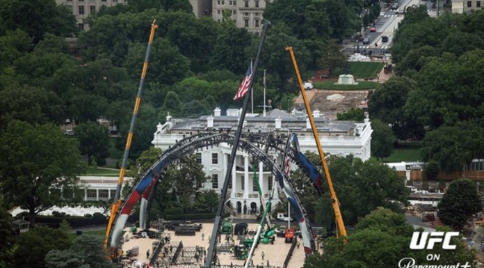 Construcţia unei arene MMA la Casa Albă, în care urmează să aibă loc şase lupte de ziua de naştere a lui Trump, la 14 iunie, a început