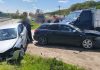 Argeş – Două persoane au fost rănite în urma unui accident în care au fost implicate două autoturisme şi o autoutilitară / Sunt înregistrate scurgeri de combustibil – FOTO