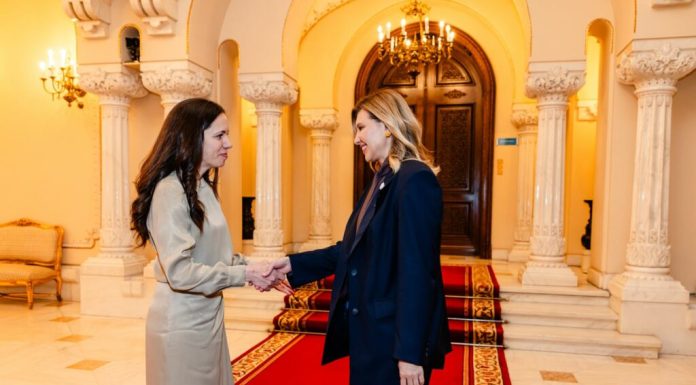 Mirabela Grădinaru a primit-o pe Olena Zelenska la Cotroceni. Rolul întâlnirii