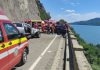 Grav accident rutier pe DN 6, în zona viaductului Bahna, în Mehedinți. Trei mașini implicate, o persoană a murit