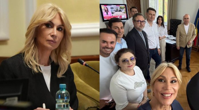 Raluca Turcan a postat o fotografie de la momentul în care Ilie Bolojan și-a depus candidatura pentru șefia PNL. Cine apare în poză