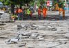 FOTO Ciucu reamenajează două mari bulevarde din București. Primăria reface trotuarele și amenajează noi spații verzi pe Bd. Națiunile Unite și Bd. 13 Septembrie