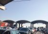 CNAIR: Circulaţie îngreunată pe Podul Giurgiu-Ruse din cauza lucrărilor pe partea bulgară a podului / Coloane de maşini şi zeci de minute de aşteptare – FOTO