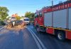 UPDATE – Accident în judeţul Giurgiu – Două persoane au fost rănite / Victimele, transportate la spitale din Capitală, una dintre ele cu elicopterul SMURD – FOTO