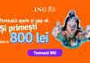 (P) Cum poți câștiga până la 800 lei dacă testezi ING Bank. Cont deschis 100% online, 0 comisioane și curs valutar avantajos