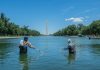 Bazinul reflectorizant de la Memorialul Lincoln s-a înverzit și se degradează. Trump acuză acte de vandalism: „Oameni dereglați”