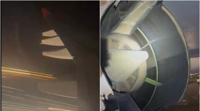 Avion lovit de fulger la scurt timp de la decolare. Aeronava avea la bord 217 pasageri