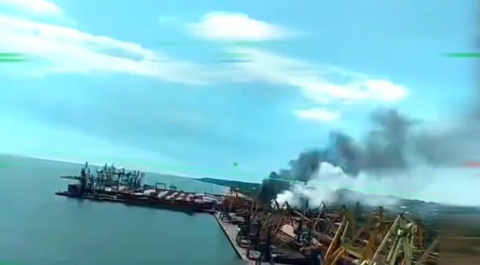 Ucraina anunță că a paralizat un port strategic folosit de Rusia pentru aprovizionarea frontului