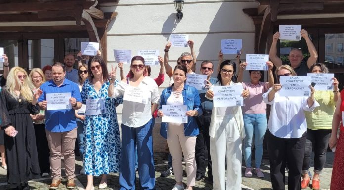 Proteste la MIPE față de legea salarizării: „Fondurile europene nu se absorb singure”