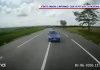 Momentul în care un șofer de 82 de ani a intrat pe contrasens și s-a izbit puternic de un TIR pe un drum din județul Iași