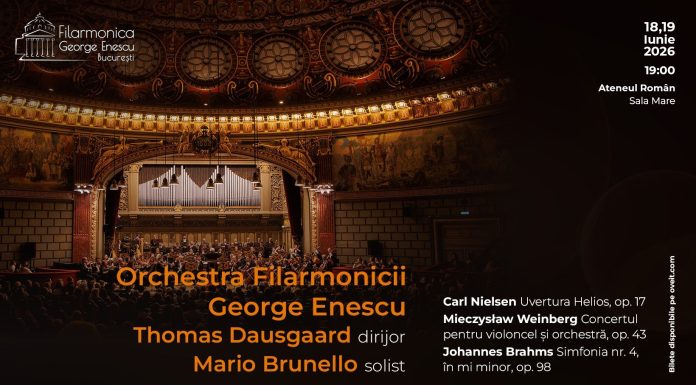 Penultimele concerte simfonice ale Stagiunii 2025-2026: Un dialog muzical între lumini și umbre pe pe 18 și 19 iunie