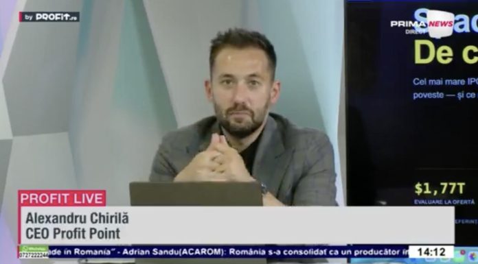 VIDEO Cel mai mare IPO din istoria piețelor financiare, de trei ori mai mare decât Alibaba. Alexandru Chirilă, CEO Profit Point: Afacerea este cu potențial extraordinar, dar prețul este neatractiv. Prefer să urmăresc o corecție – Profit.ro Live TV Pastila