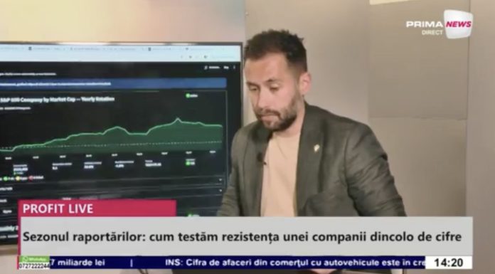VIDEO Piața se îndrăgostește de astfel de companii. Alexandru Chirilă, CEO Profit Point: Două sectoare importante ies în față
– Profit.ro Live TV Pastila Financiară