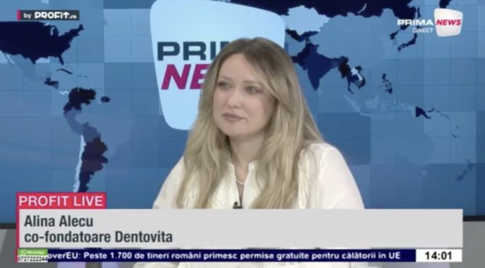 VIDEO Well-being stomatologic. Alina Alecu, co-fondatoare Dentovita: Deschidem o nouǎ locație în București. Ne uităm inclusiv către orașe mai mici