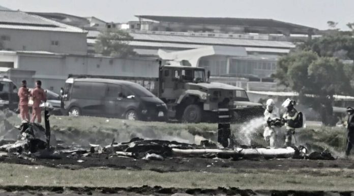 Un avion militar s-a prăbușit în Taiwan: piloții au murit