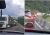 Trafic de coșmar pe Valea Oltului, la pasajul de peste Râul Vadului. Șoferii sunt revoltați: „Stăm ca proștii într-o țară în care taxele s-au dublat”