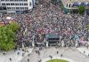 „Ura este singura ameninţare pentru străzile noastre”. La Belfast, mii de oameni au manifestat împotriva rasismului şi a violenţelor antiimigranţi