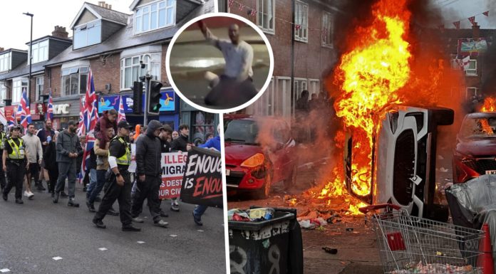 Revolte violente și locuințe incendiate în Belfast după ce un migrant african a înjunghiat un bărbat în față, în ochi și în spate