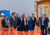 FOTO Bolojan, la viitoarea centrală Mintia, cea mai mare din UE, proiect întârziat: E gata peste 83%. Conectarea la gaze în august, cea la rețeaua electrică – în octombrie