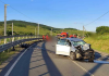 Grav accident rutier pe DN1F, în judeţul Cluj, unde o motocicletă a intrat în coliziune cu un autoturism