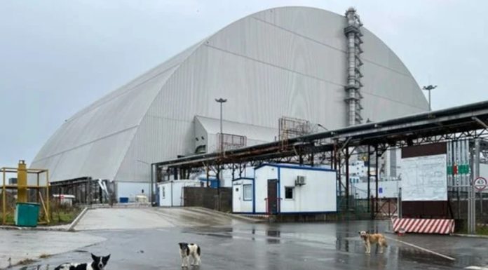 O dronă rusească a lovit o clădire în care se depozitează combustibil nuclear uzat, în apropiere de Cernobîl