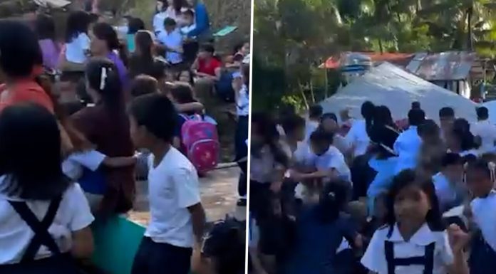 Momentul în care un seism de 7,8 lovește o școală din Filipine, surprins pe cameră