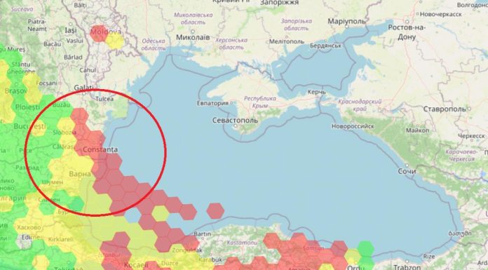 Bruiaj masiv GPS înregistrat în zona portului Constanța în ultimele 24 de ore, înainte de explozia dronei