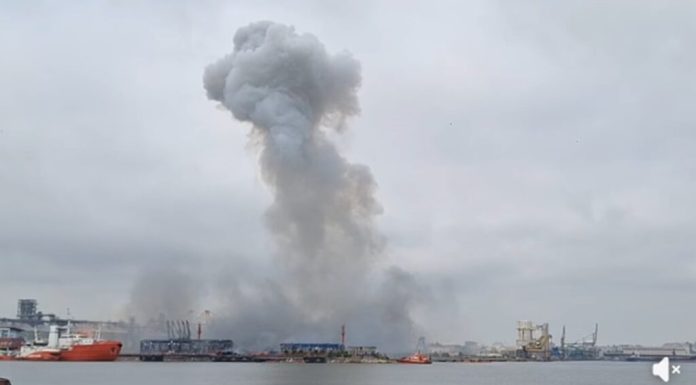Alertă maximă în Portul Constanța. O dronă maritimă a explodat lângă Oil Terminal / Planul roșu, activat. Oameni evacuați, pot fi alte drone în zonă