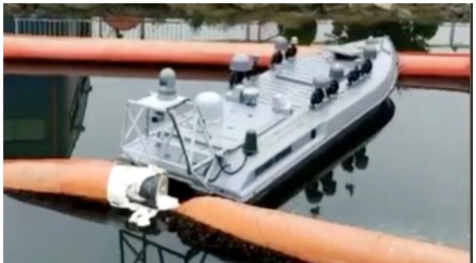 Primele imagini cu drona care a explodat în Portul Constanța. Ce spune MApN. VIDEO