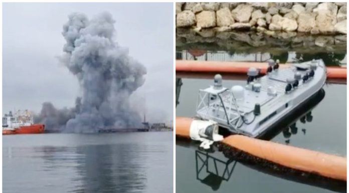 Ce distrugeri a provocat explozia dronei ucrainene în Portul Constanța. Avea 500 de kg de exploziv la bord