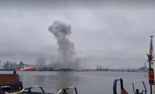 Forțele Navale ale Ucrainei declară că au pierdut controlul asupra dronei care a ajung în Portul Constanța și a explodat provocând pagube