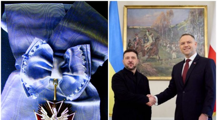 Polonia ia în calcul să îi retragă lui Zelenski Ordinul Vulturului Alb, după ce Ucraina a onorat o unitate militară acuzată de masacrarea polonezilor