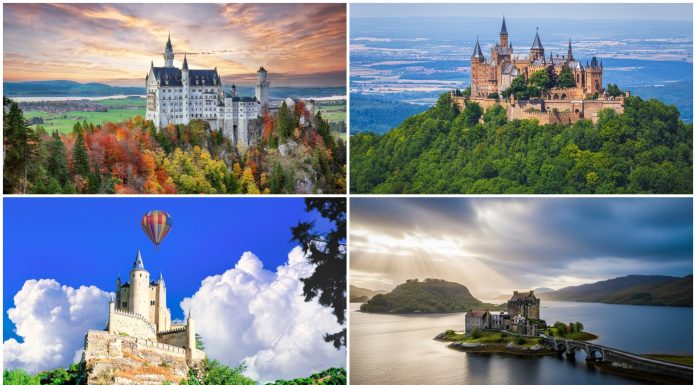 Castele ascunse din Europa care par desprinse dintr-un basm. Unde se află cele mai frumoase peisaje